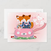 Just Married Postkarte (Vorne/Hinten)