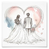 Just Married Premium Poster (Vorne)