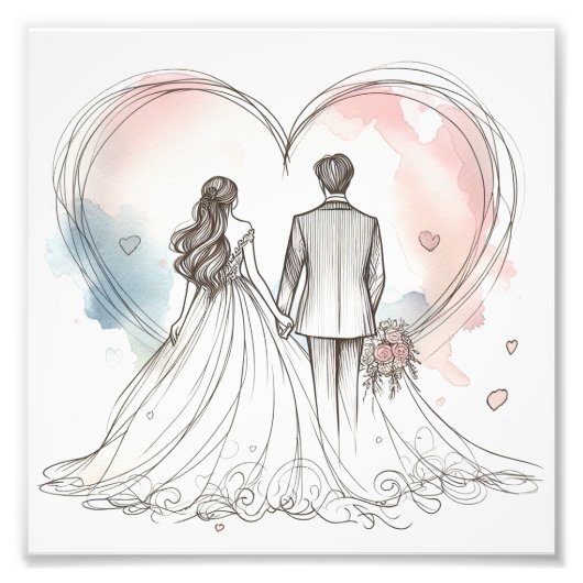 Just Married Premium Poster (Vorne)