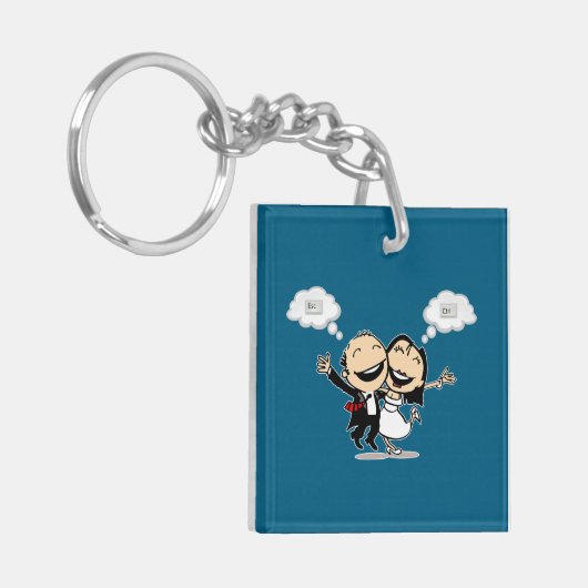 Just married schlüsselanhänger (Vorderseite links)