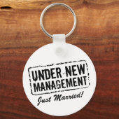 Just Married Schlüsselanhänger | Im Rahmen der neu (Vorderseite)