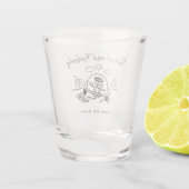 Just Married Schnapsglas (Rückseite)