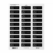 Just Married Script | Personalisiert Schwarz (Vorne)