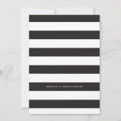 Just Married Script | Post Wedding Party Einladung (Rückseite)