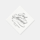 Just Married Serviette (Ecke)