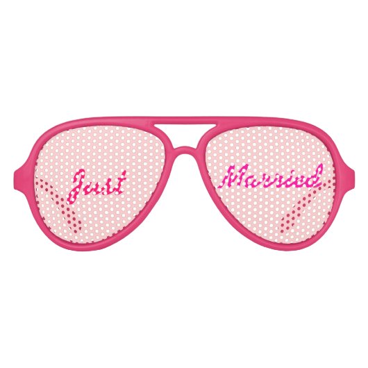 Just Married Shades Partybrille (Vorderseite)