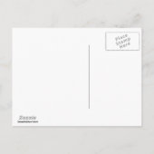 Just Married Skulls Ankündigungspostkarte (Rückseite)