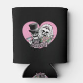 Just Married Skulls Dosenkühler (Rückseite)
