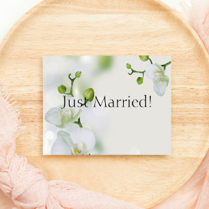 Just Married Soft Elegante Orchid Ankündigung