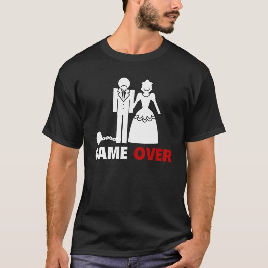 Just Married - SPIEL OVER T-Shirt (Vorderseite)