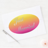 Just Married Sticker (Umschlag)