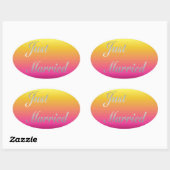 Just Married Sticker (Blatt)