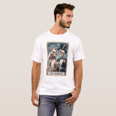 Just Married Tarot Card Thema T - Shirt (Vorne ganz)