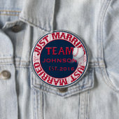 Just Married Team 02-CUSTOMIZED Button Button (Beispiel)