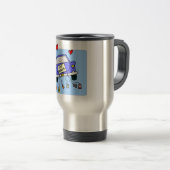 Just Married Travel Mug Reisebecher (VorderseiteRechts)