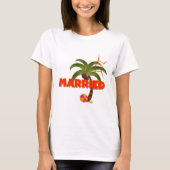 Just MARRIED Tropical T-Shirt (Vorderseite)