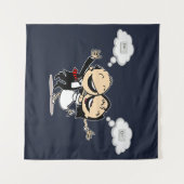 Just married wandteppich (Vorderseite (Horizontal))