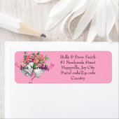 Just Married Wedding Bells Address Labels (Insitu)
