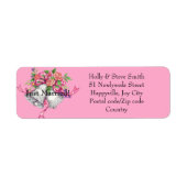 Just Married Wedding Bells Address Labels (Vorne)