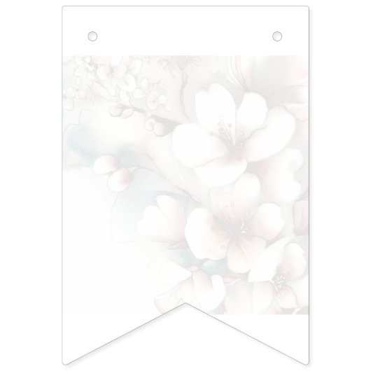 Just Married Wedding Bunting Flags Wimpelkette (Zweite Fahne)