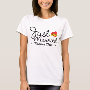 Just Married "Wedding Date" T-Shirt