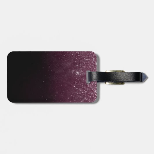 Just Married Wedding personnalized Gepäckanhänger (Rückseite horizontal)