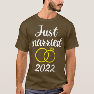 Just Married Wedding Ring s, Mr & Mrs Couples Matc T-Shirt