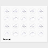 Just Married Wedding Sticker (Blatt)