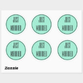 Just Married Wedding Stickers (Blatt)