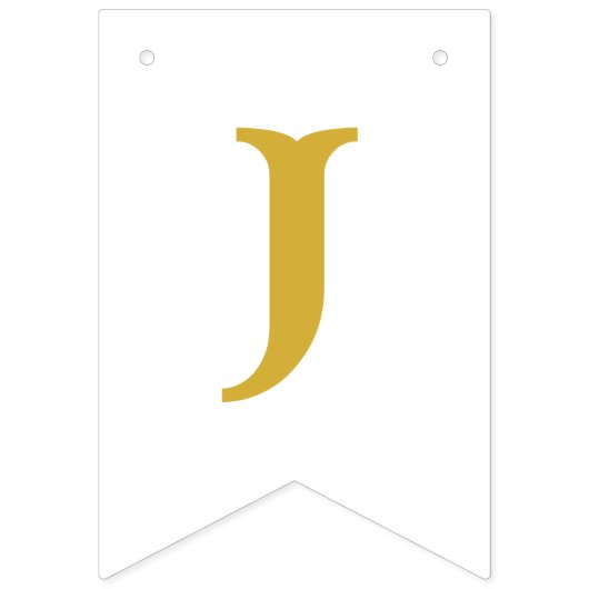 "Just Married" Wimpelkette (Zweite Fahne)