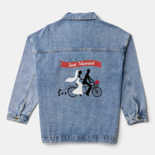 Just Married Women's Denim Jacket Jeansjacke