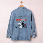 Just Married Women's Denim Jacket Jeansjacke (Hangar)