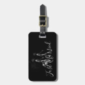 Just Married X-Ray Skeleton Honeymoon Couple Gepäckanhänger (Vorderseite vertikal)