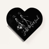 Just Married X-Ray Skeleton Honeymoon Couple Notizblock (Vorderseite)