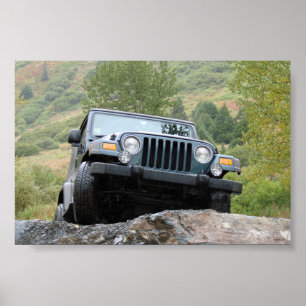 Just Me and My Jeep - By Logan Guinn Poster