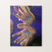 Just Me Creative Handwriting Boy Hands Puzzle (Vertikal)