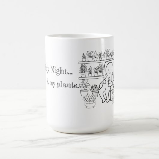 Just Me & My Plants Kaffeetasse (Mittel)