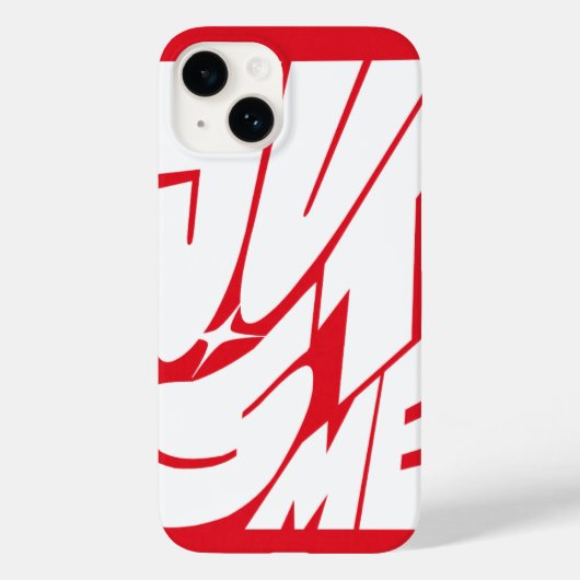 Just Me - Red iPhone Case (Rückseite)