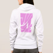 Just Me Zip-Up Hoodie - White (Rückseite)