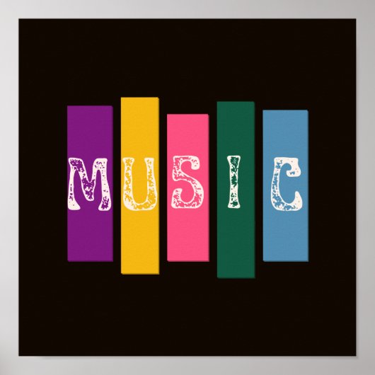 JUST MUSIC POSTER (Vorne)