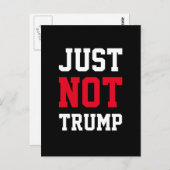 "Just not Trump" Postkarten (Vorne/Hinten)