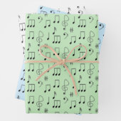 Just Noted Music Wrapping Paper Sheets Geschenkpapier Set (Beispiel)