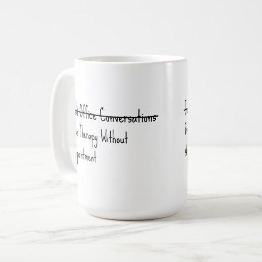 Just office conversations kaffeetasse (Vorderseite Links)