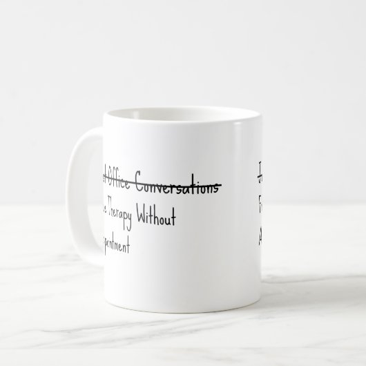 Just office conversations kaffeetasse (Vorderseite Links)