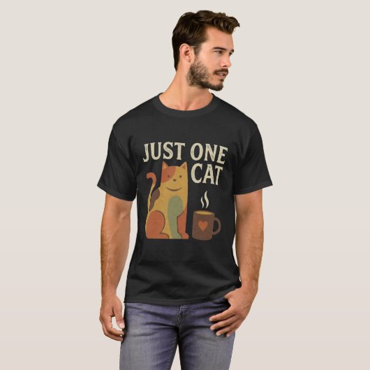 Just one Cat owner T-Shirt (Vorne ganz)
