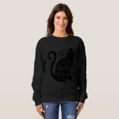 Just One Cat Short of Crazy Sweatshirt (Vorne ganz)