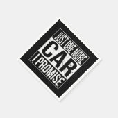 Just One More Car I Promise Serviette (Ecke)