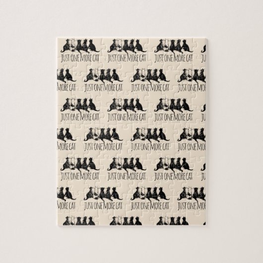 Just One More Cat Parent Pattern Puzzle (Vertikal)