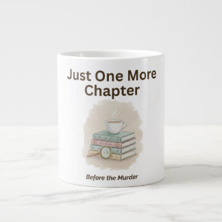 Just One More Chapter Before the Murder Jumbo-Tasse
