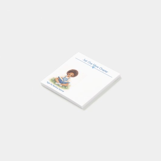 Just One More Chapter Book Lover Notes Post-it Klebezettel (angewinkelt)